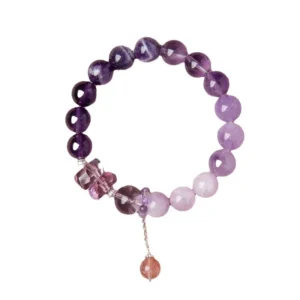 amethyst bracelet — stress relief & study focus