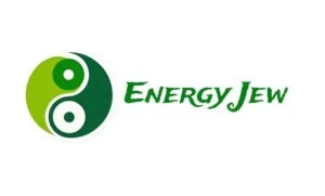 EnergyJew logo — balanced yin-yang green mark